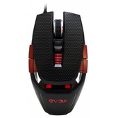 Mouse óptico EVGA TORQ X10 Carbon, 8200 dpi, Laser, USB, 9 botones programables.