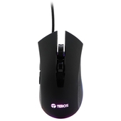 Mouse Gamer Teros TE-5162N, 6400dpi, RGB, USB, 6 botones, presentación en Colgador