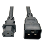 Cable poder de PDU Tripp-Lite P032-007, 250V, 15A, 12AWG, C13 a C20, 2.13 mts.