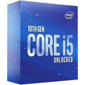 Procesador Intel Core i5-10600KF, 4.10 GHz, 12 MB Caché L3, LGA1200, 125W, 14 nm.