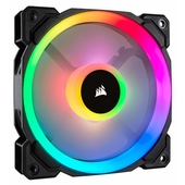 Fan Corsair LL120 RGB, 12 cm, 1500 RPM, 12 VDC, 4 pines, PWM Control.