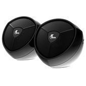 Parlantes Xtech Ikonic, estéreo multimedia de 2.0 canales con alimentación USB y cable de 3,5mm