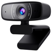 Camara web Asus Webcam C3, 1920 x 1080 Pixeles, USB 2.0, Negro