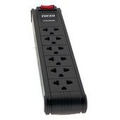 Supresor Forza FPS-005B, 6 tomas, 110 - 240V, 20A, 90cm
