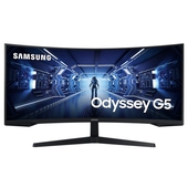 Monitor Samsung UltraWide Curvo Odyssey G5 34", 165Hz, LED VA 3440 x 1440, 21:9, HDMI / DP / Headphone.