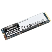 Disco Duro Sólido Kingston KC2000 SSD, 500GB, M.2, 2280, PCIe NVMe Gen 3.0 x4.