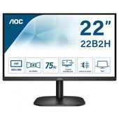 Monitor AOC 22B2H LED 21.5", Full HD, Widescreen, 75Hz, HDMI, Negro