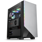 Case Thermaltake H550 TG ARGB, Mid Tower, Mini ITX / Micro ATX / ATX, USB 2.0 / 3.0. Negro