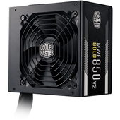 Fuente de Poder Cooler Master MWE Gold V2 850W, cable poder Schuko. Negro