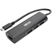 Hub USB 3.1 Tipo C Tripp-Lite U460-004-4AB, 4 Puertos USB, Thunderbolt, 5 Gbps.