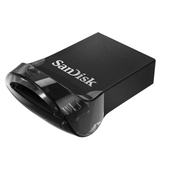 Memoria USB SanDisk Ultra Fit, 64GB, USB 3.1, Negro