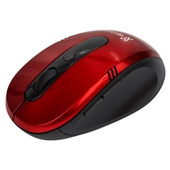 Mouse inalámbrico Klipxtreme Vector KMW-330RD, Rojo, 1600dpi, Receptor USB