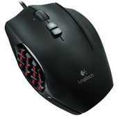 Mouse Gamer Logitech G600 Láser, Alámbrico, USB, 8200 DPI, Negro
