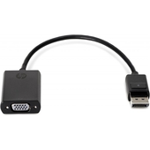 Adaptador HP de DisplayPort Macho a VGA Hembra, 20cm, Negro