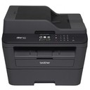 Impresora Multifuncional Láser Brother MFC-L2740DW, Blanco y Negro, Inalámbrico, imprime / escanea / copia / fax