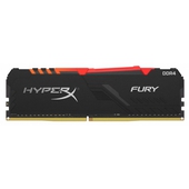 Memoria Ram Kingston HyperX Fury RGB DDR4, 2666MHz, 32GB, Non-ECC, CL16, XMP