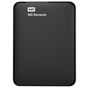 Disco duro externo Western Digital Elements Portable, 4 TB, USB 3.0, negro.