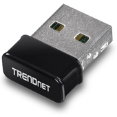 Adaptador USB a Wifi Trendnet AC1200, Inalámbrico, 867 Mbit/s, Negro