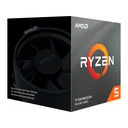 Procesador AMD Ryzen 5 3600, 3.60GHz, 32MB L3, 6 Core, AM4, 7nm, 65W. CAJA OEM