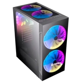 Case Gamer Teros TE-1152N, Mid Tower, ATX, 550W, Negro, USB 3.0 / 2.0, Audio.