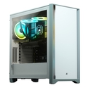 Case Corsair Semitorre 4000D, Mid Tower, ATX, Blanco.