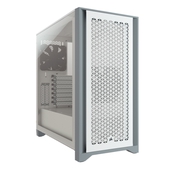 Case Corsair Semitorre 4000D AIRFLOW, Mid Tower, ATX, Blanco.