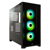 Case Corsair iCUE 4000X RGB, Mid Tower, ATX, Negro.