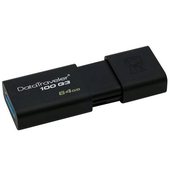 Memoria USB Kingston DataTraveler 100 G3, 64GB, USB 3.0