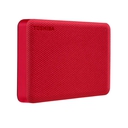 Disco Duro Externo Toshiba Canvio Advance 4TB, MAC Dispositivo compatible, USB 3.0. Rojo