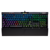 Teclado Gamer Corsair K70 RGB MK.2, Mecánico, Cherry MX Speed, Alámbrico, Negro (Español)