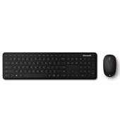 Kit de Teclado y Mouse Microsoft QHG-00003, Inalámbrico, Bluetooth, Negro