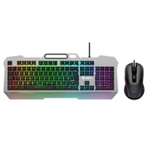 Combo Gaming Teclado y Mouse Teros TE-4144N, Retroiluminado, USB, Español, Óptico.