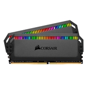 Memoria Corsair Dominator Platinum RGB, 16GB KIT (2 X 8GB), DDR4, 3600 MHz, CL-18, 1.35V