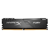 Memoria HyperX Fury Black, 8GB, DDR4, 3600 MHz, PC4-28800, CL17, 1.35V
