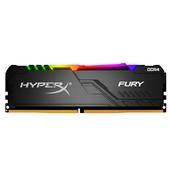 Memoria Kingston HyperX Fury, 8GB, RGB, DDR4, 3600MHz, Non-ECC, CL17, XMP