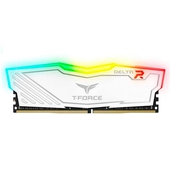 Memoria Ram TeamGroup 8GB, DDR4, 3200MHz, RGB, Non-ECC, CL16. Blanco