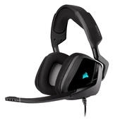 Auriculares con Micrófono Corsair VOID RGB ELITE 7.1, Alámbrico, USB, Negro