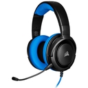 Audífonos con Micrófono Gaming Corsair HS35 estéreo, 3.5mm, Negro / Azul.