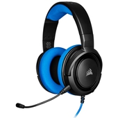 Audífonos con Micrófono Gaming Corsair HS35 estéreo, 3.5mm, Negro / Azul.
