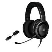 Auriculares con Micrófono Corsair HS45 Surround 7.1, Alámbrico, 1.8 Metros, 3.5mm, Negro