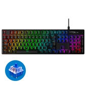 Teclado Gamer HyperX Alloy Origins LED RGB, Mecánico, HyperX Blue, USB A, Negro (Español)