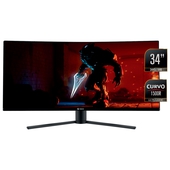 Monitor Teros TE-7250, 34" UWQHD Curvo, 144 Hz, 3440 x 1440, WQHD, HDMI / DisplayPort