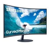 Monitor Samsung LC27T550FDLXPE 27" LED Curvo VA FHD 1920 x 1080, 75Hz, HDMI / VGA / DP / Audio in