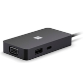 Hub Microsoft Docking Station USB C a RJ-45, HDMI, VGA, USB-C, USB 3.0. Negro
