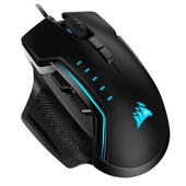 Mouse Gamer Corsair Glaive RGB Pro, Alámbrico, USB, 18.000 DPI, Negro