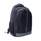 Mochila Teros TE-IDS18550, Poliéster, laptop hasta 15.6", Negro / Gris.