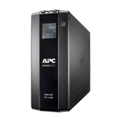 UPS APC Back Pro BR1600MI de 1600VA / 960W, 8 tomas de salida, AVR, interfaz LCD.