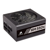 Fuente de Poder Corsair RM550x, 20+4 pin ATX, 140mm, 550W, 80 Plus Gold
