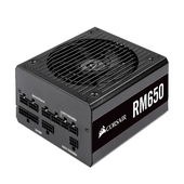 Fuente de Poder Corsair RM650, 650W 80 Plus Gold, ATX, 135mm
