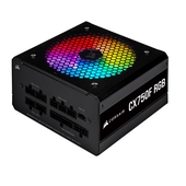 Fuente de Poder Corsair CX750F RGB, 750W, 80 Plus Bronze, 24 pin ATX, 120mm